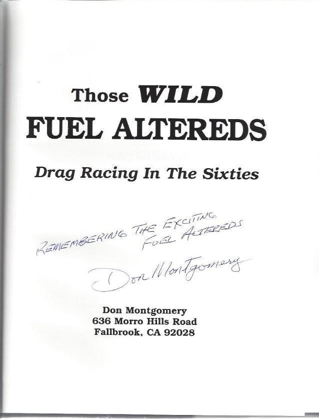 Image for *SIGNED* Those Wild Fuel Altereds: Drag Racing in the Sixties