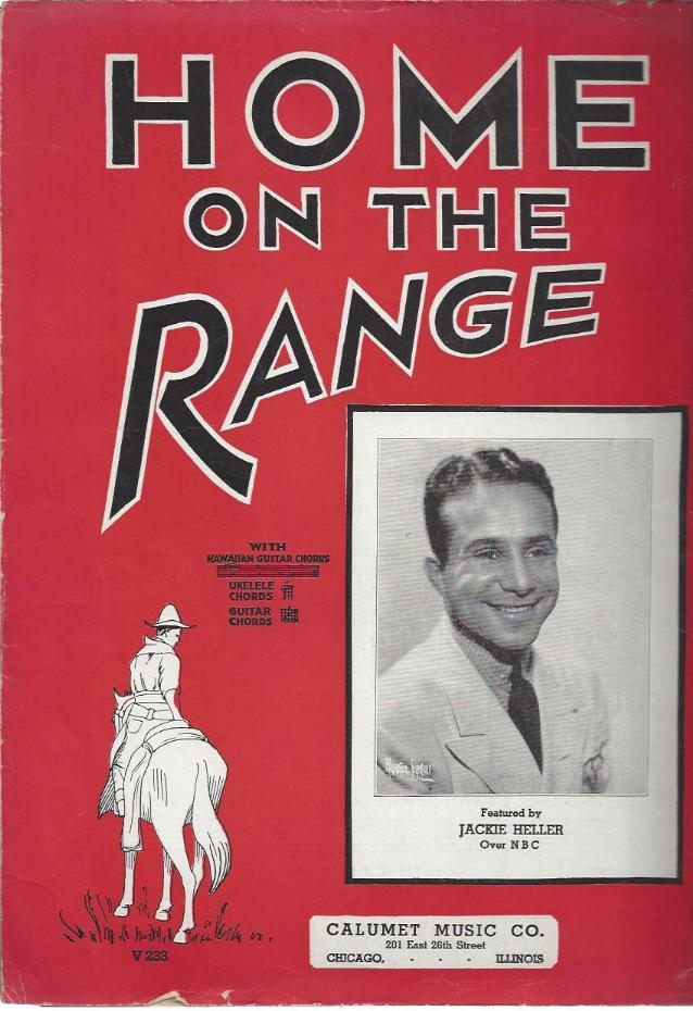 Image for Home on the Range sheet music Calumet Chicago 1935