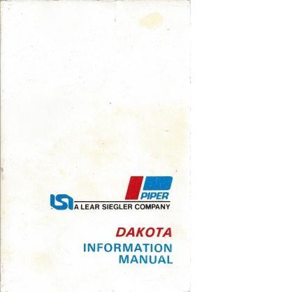 Image for Dakota Information Manual