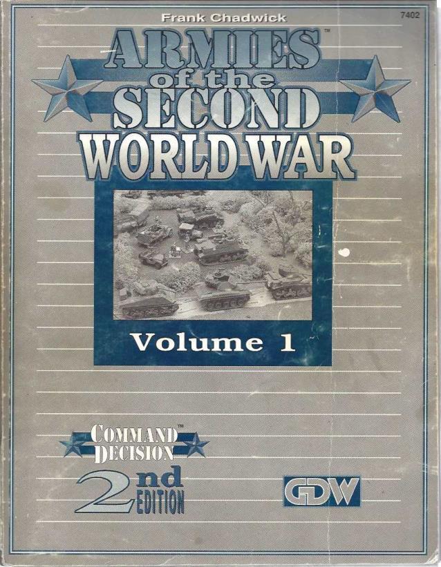 Image for Armies of the Second World War, Vol 1 (Command Decision, 2nd Ed.)