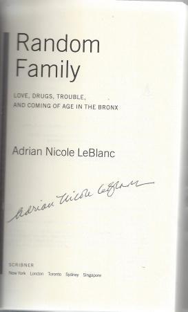 Image for Random Family: Love, Drugs, Trouble, and Coming of Age in the Bronx