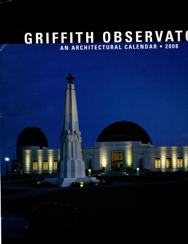 Image for *Signed* Griffith Observatory: An Architectural Calendar 2008