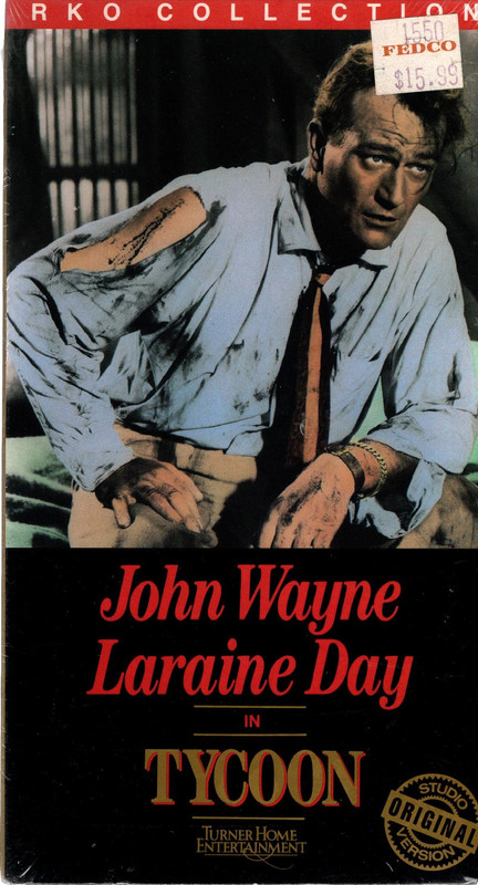 Image for Collection of 4 John Wayne videos (VHS) "Tycoon," "Back To Bataan," "John Wayne Matinee Double Feature Number 1: Frontier Horizon, The Lawless Nineties," "John Wayne Matinee Double Feature Number 2; The Lonely Trail, Three Texas Steers"