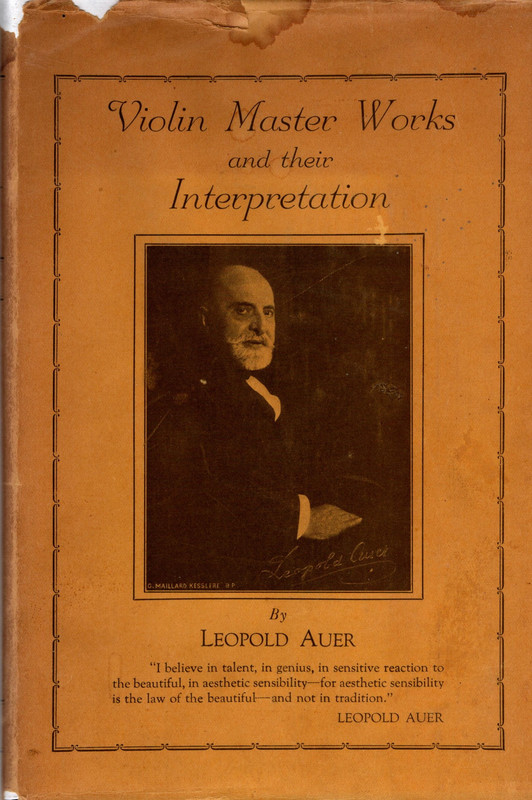 Image for Violin Master Works and Their Interpretation,